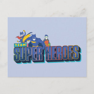 Batman   Team Super Heroes Postcard