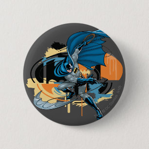 Batman Throw 6 Cm Round Badge