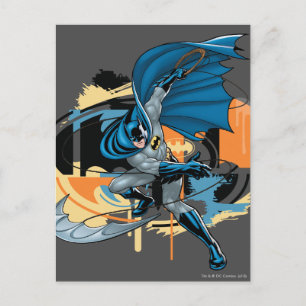 Batman Throw Postcard