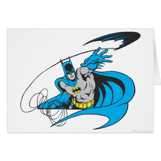 Batman Throws Batarang 3 (Front Horizontal)