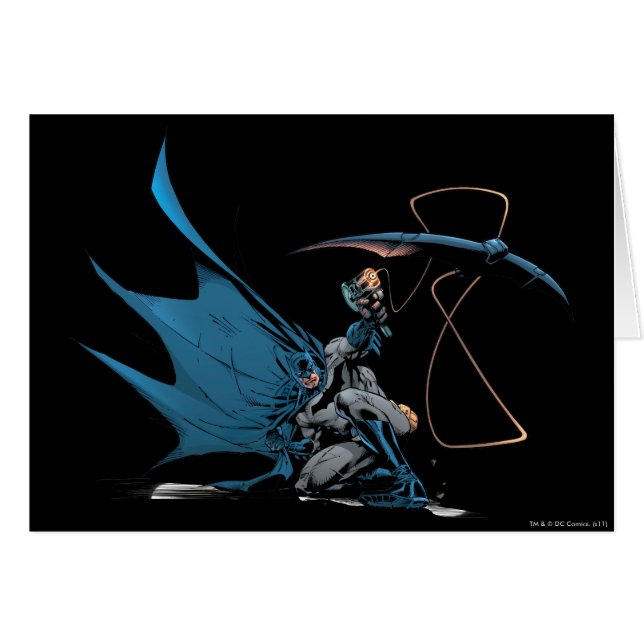 Batman throws baterang (Front Horizontal)