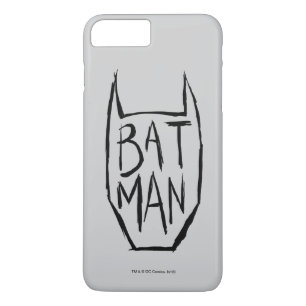 Batman Type in Head iPhone 8 Plus/7 Plus Case