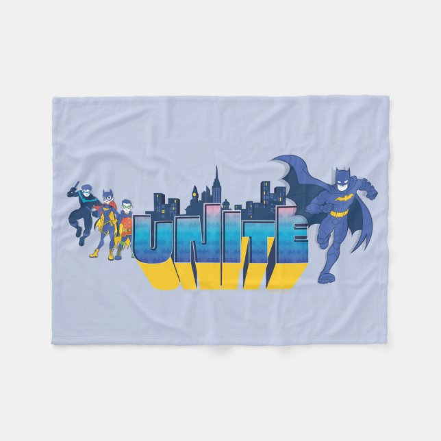 Batman | UNITE Fleece Blanket (Front (Horizontal))