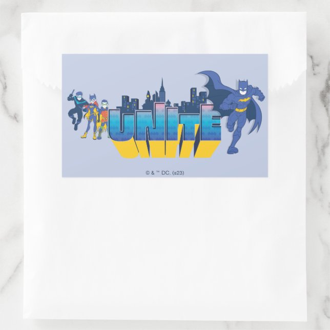 Batman | UNITE Rectangular Sticker (Bag)