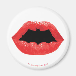 Batman Valentine   Bat Lips Magnet