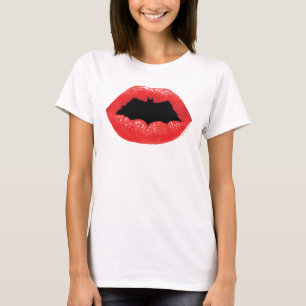 Batman Valentine   Bat Lips T-Shirt