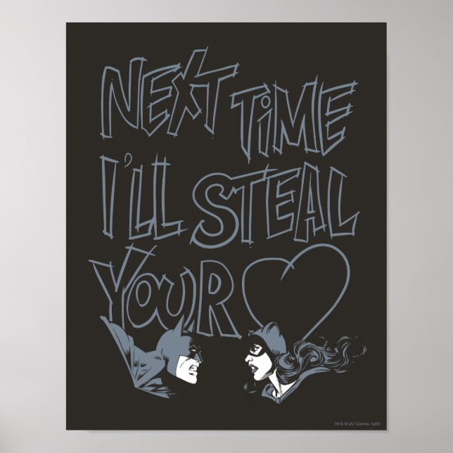 Batman Valentine |Catwoman - I'll Steal Your Heart Poster (Front)