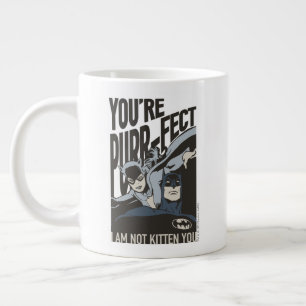Batman Valentine   Catwoman - You're Purr-fect Large Coffee Mug