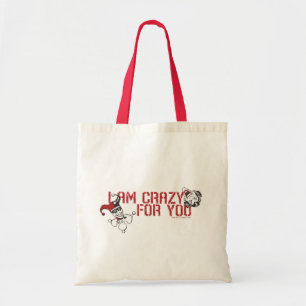 Batman Valentine Joker & Harley - Crazy For You Tote Bag
