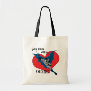 Batman Valentine   Swing Along With Me Tote Bag