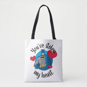Batman Valentine   You've Stolen My Heart Tote Bag