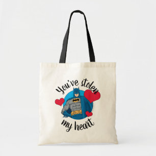 Batman Valentine   You've Stolen My Heart Tote Bag