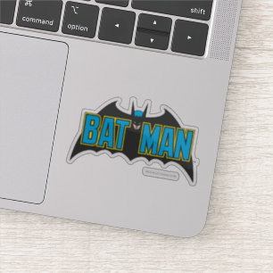 Batman Vintage Blue Black Logo