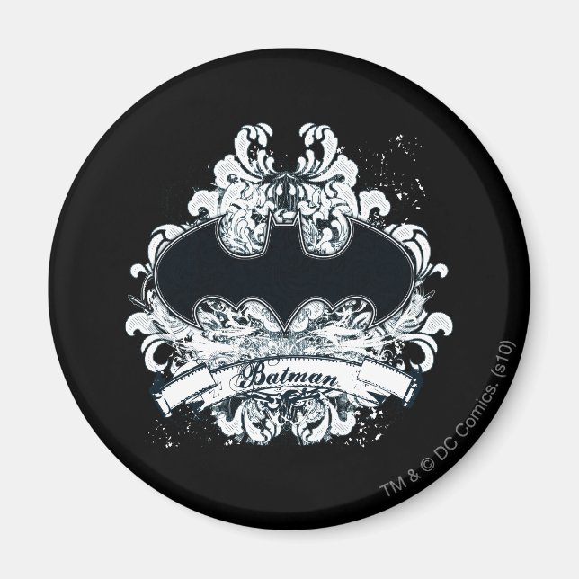 Batman Vintage Urban Grunge Magnet (Front)