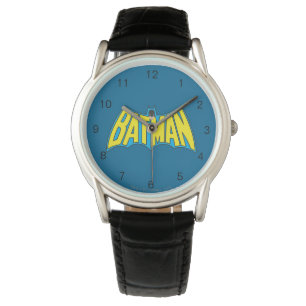 Batman   Vintage Yellow Blue Logo Watch