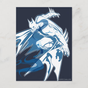 Batman Water Tonal Collage Postcard