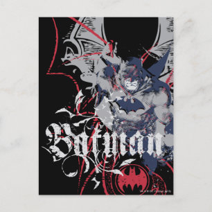 Batman Wing Collage Postcard