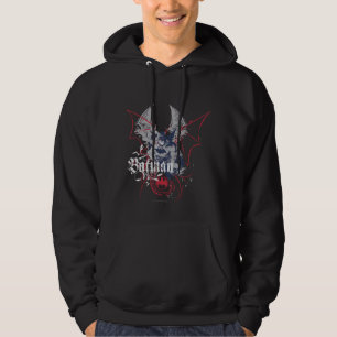 Batman with Grey and Red Hoodie