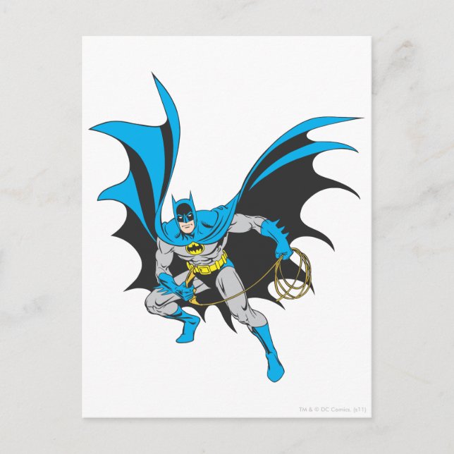 Batman with Rope Postcard (Front)