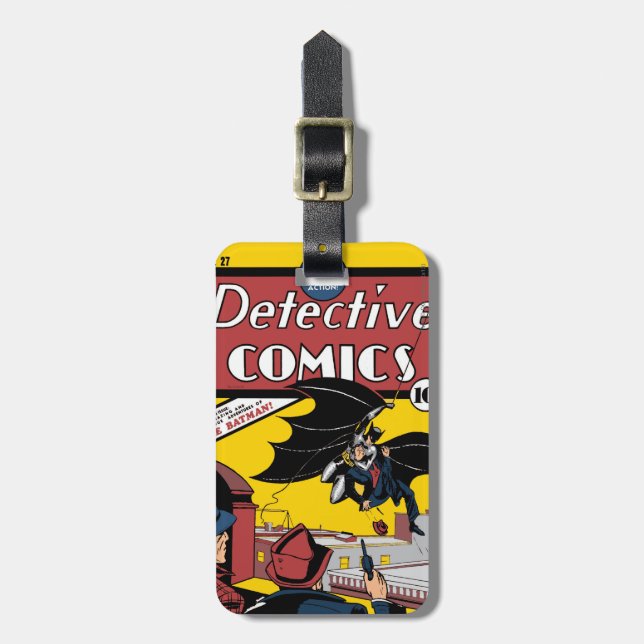 Batman's First Appearance Luggage Tag (Front Vertical)