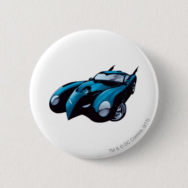 Batmobile Front 6 Cm Round Badge (Front)