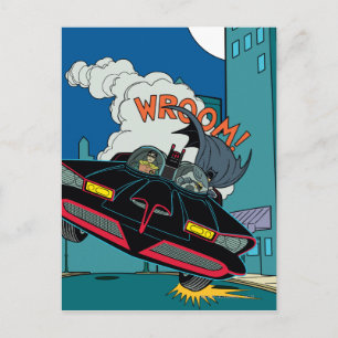 Batmobile Wroom! Postcard