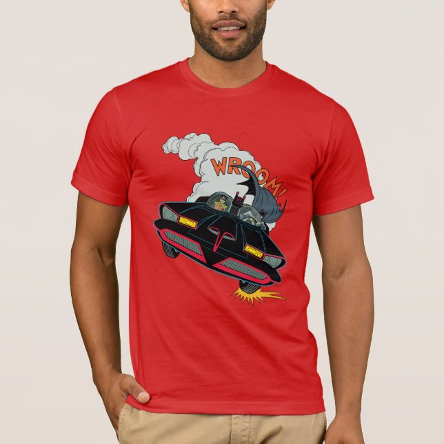 Batmobile Wroom! T-Shirt (Front)