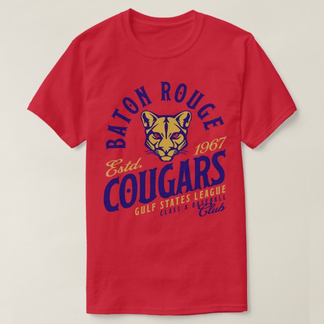 Baton Rouge Cougars T-Shirt (Design Front)
