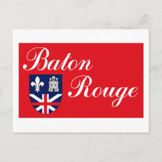 Baton Rouge Flag Postcard