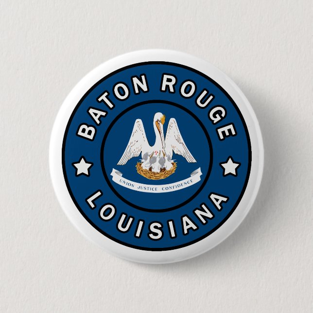 Baton Rouge Louisiana 6 Cm Round Badge (Front)
