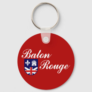 Baton Rouge (Louisiana) City flag Keychain