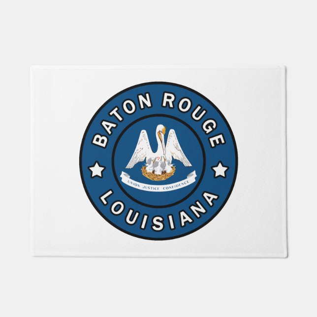 Baton Rouge Louisiana Doormat (Front)