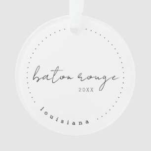 Baton Rouge, Louisiana LA Travel United States Ornament