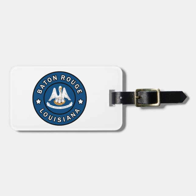 Baton Rouge Louisiana Luggage Tag (Front Horizontal)