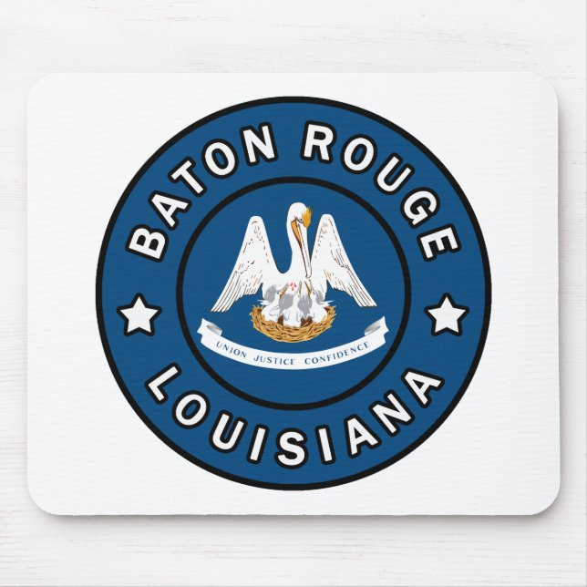 Baton Rouge Louisiana Mouse Mat (Front)