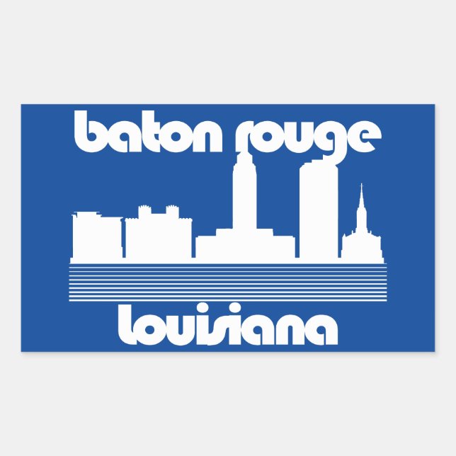 Baton Rouge,Louisiana Rectangular Sticker (Front)