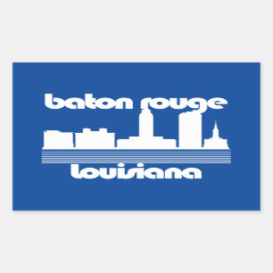 Baton Rouge,Louisiana Rectangular Sticker