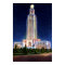 Baton Rouge Louisiana State Capitol at Night