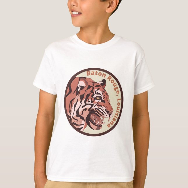 Baton Rouge Louisiana Tiger T-Shirt (Front)