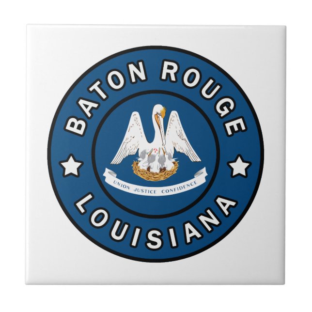 Baton Rouge Louisiana Tile (Front)