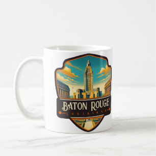 Baton Rouge, Louisiana Vintage Coffee Mug