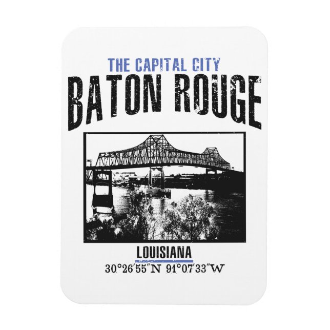Baton Rouge Magnet (Vertical)