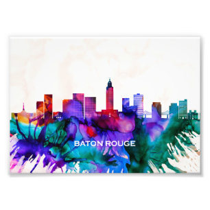 Baton Rouge Skyline Photo Print