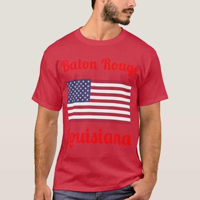 Baton Rouge Stylish Prints1 T-Shirt (Front)
