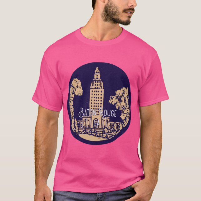 Baton Rouge Vintage Decal T-Shirt (Front)