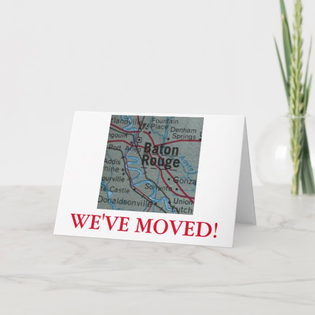 Baton Rouge We've Moved address announcement (Front)