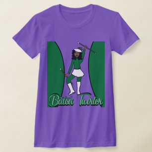 Baton Twirler T-Shirt / Green