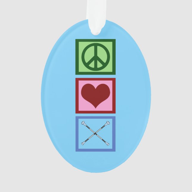 Baton Twirling Blue Ornament (Back)