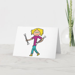 Baton Twirling Card