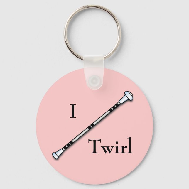 Baton/Twirling Key Ring (Front)